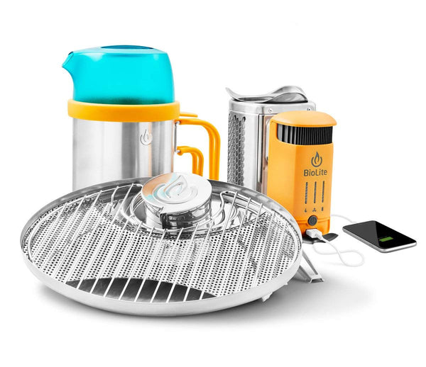 BioLite CSX2001 CampStove 2 Bundle Stove & Accessories Kit with USB FlexLight