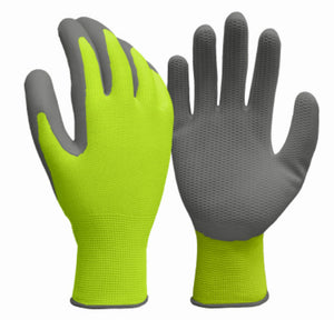 True Grip 98823-26 Men's Hi-Viz Yellow Honeycomb Pattern Glove, X-Large