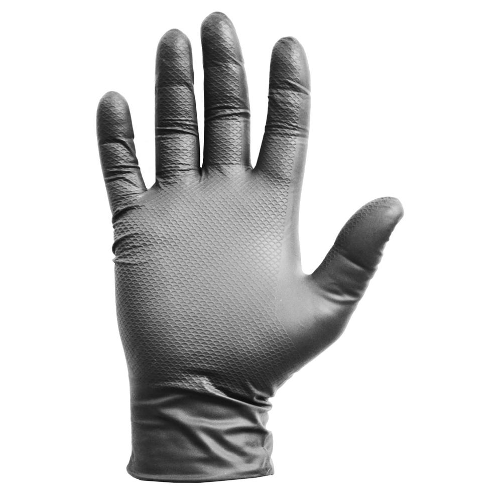 Grease Monkey 27502-16 Gorilla Grip Nitrile Disposable Gloves