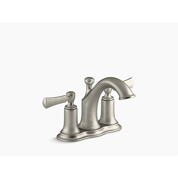 Kohler R72780-4D1-BN Centerset Bathroom Sink Faucet, Brushed Nickel, 1.2 GPM