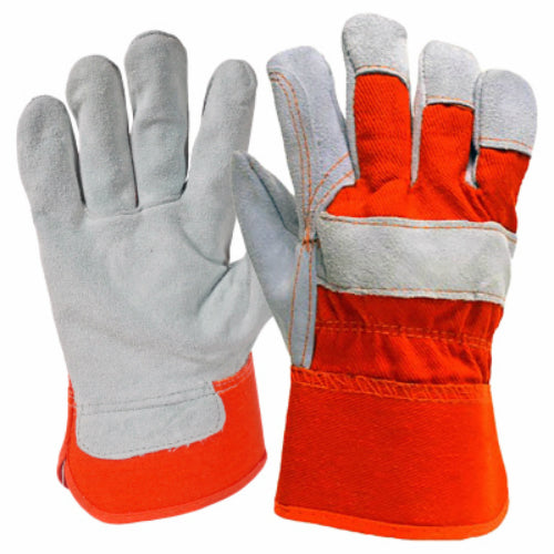 True Grip 9133-26 Men's Double Leather Palm Glove, Large