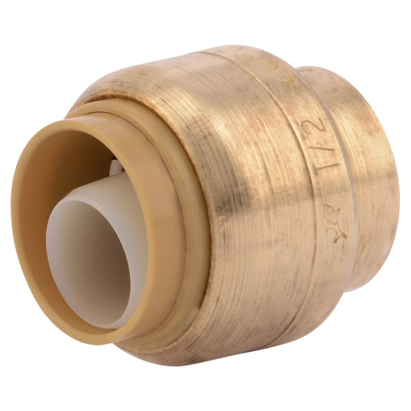 SharkBite U514LFA4 Push-To-Connect End Stop, 1/2", 4-Pack