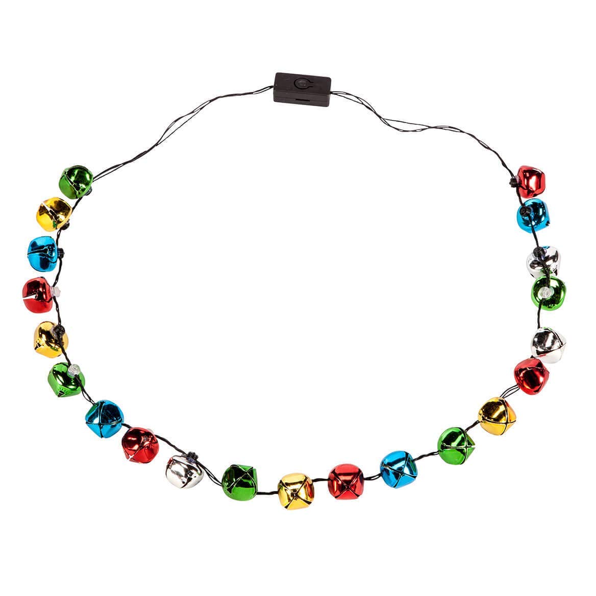 Lotsa Lites X-LTJB Christmas Jingle Bell Light-Up Flashing Necklace