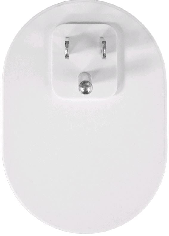 GetPower GP-AC-3AMP-WHI AC Wall Plate Adapter to 1 AC & 2 USB Ports, 3.4A, White