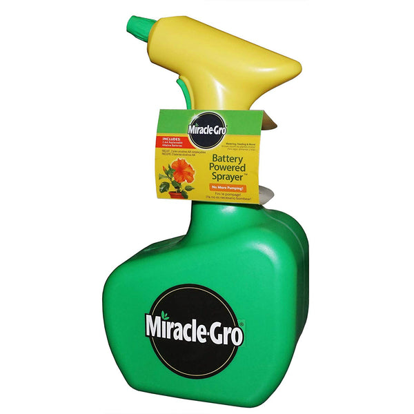 Miracle-Gro 190518 Battery Powered Sprayer with 2-AA Alkaline Batteries