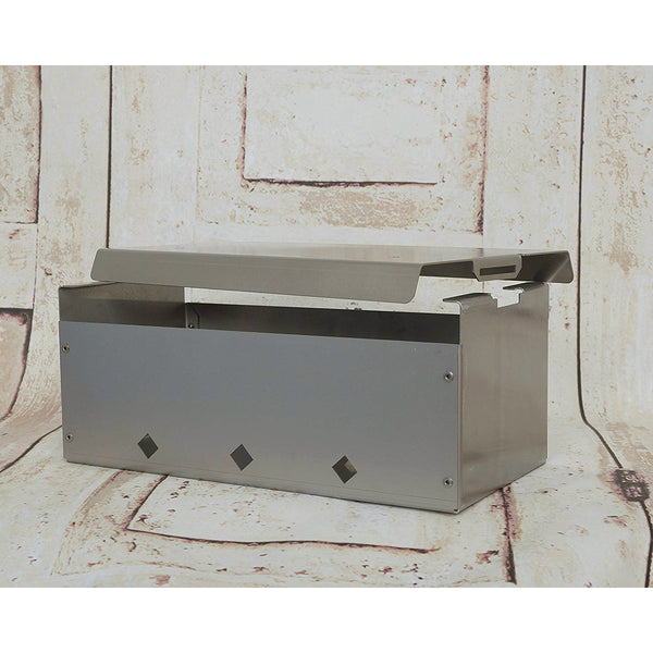 Diamond King Smoker SMOKERCOOKER-6X12 Stainless Steel Smoker Box, 6" x 12"