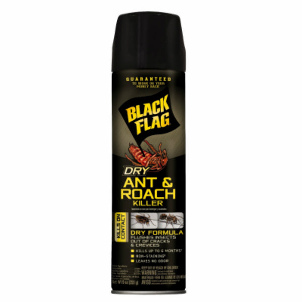 Black Flag HG-11059 Dry Ant & Roach Killer, 9 Oz Aerosol