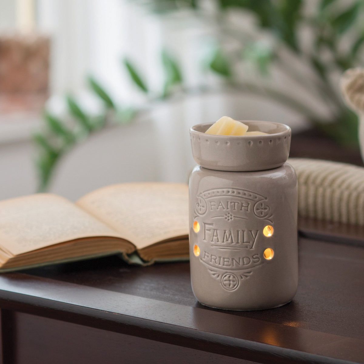 Candle Warmers MWFFF Faith/Family/Friends Midsize Illumination Fragrance Jar