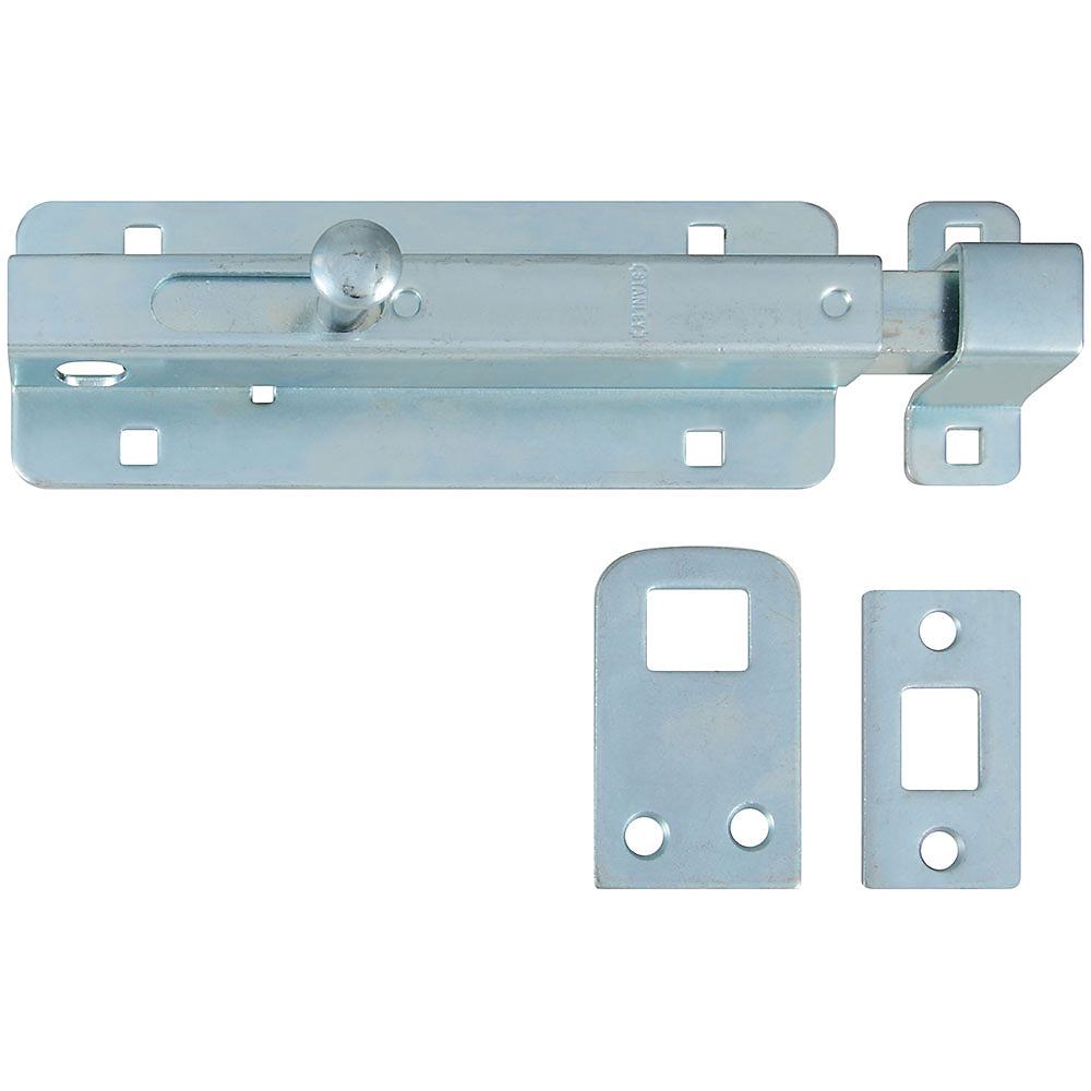 National Hardware N236-328 Padlock Spring Bolt, Zinc plated, 6-1/2" L
