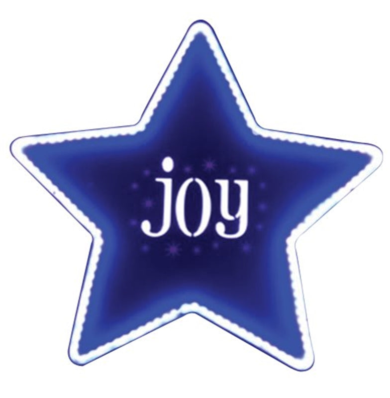 Santas Forest 62315 Christmas Joy Star LED Sign, 40 Inch