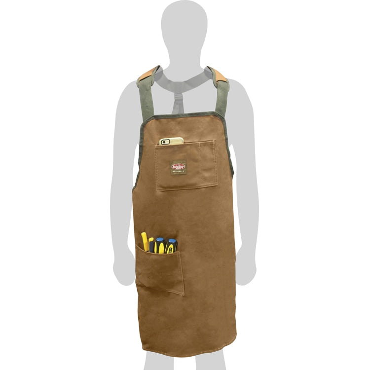 Bucket Boss 80300 SuperShop Apron, 2 Pockets, Canvas