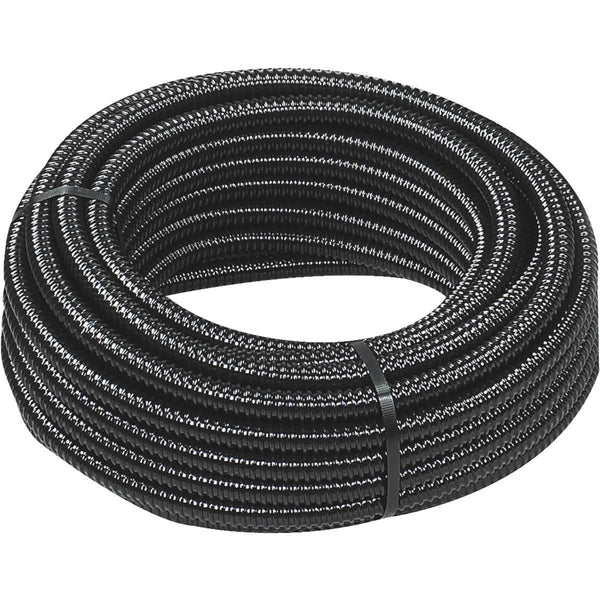 PondMaster 12414 Reinforced Pond Tubing, Black, 1-1/2" x 20'