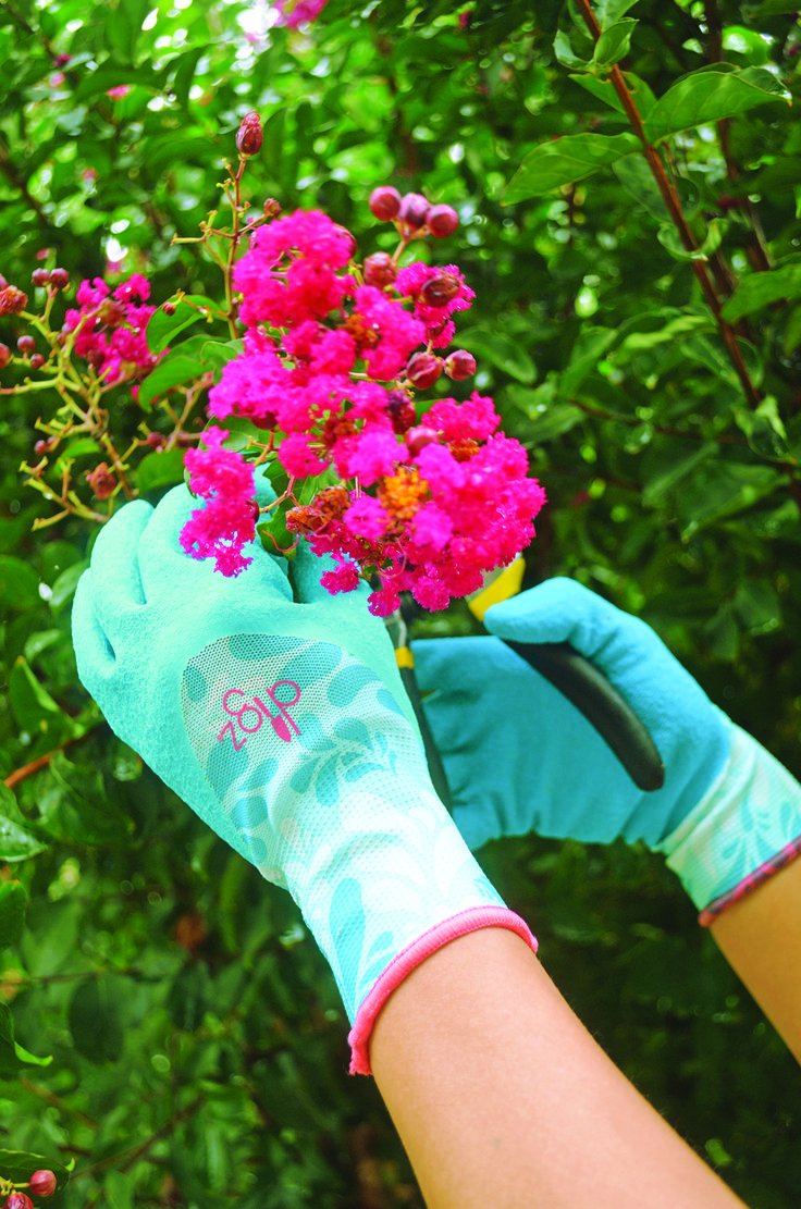 Digz 77383-26 Women's Long Cuff Stretch Knit Garden Gloves, Medium