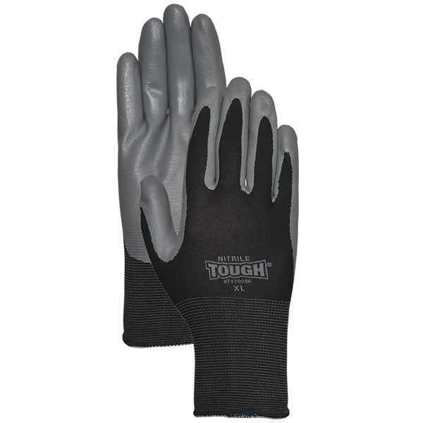 Bellingham Glove NT3700BKXL Nitrile Tough 13-Gauge Nylon Knit Liner Glove, XL