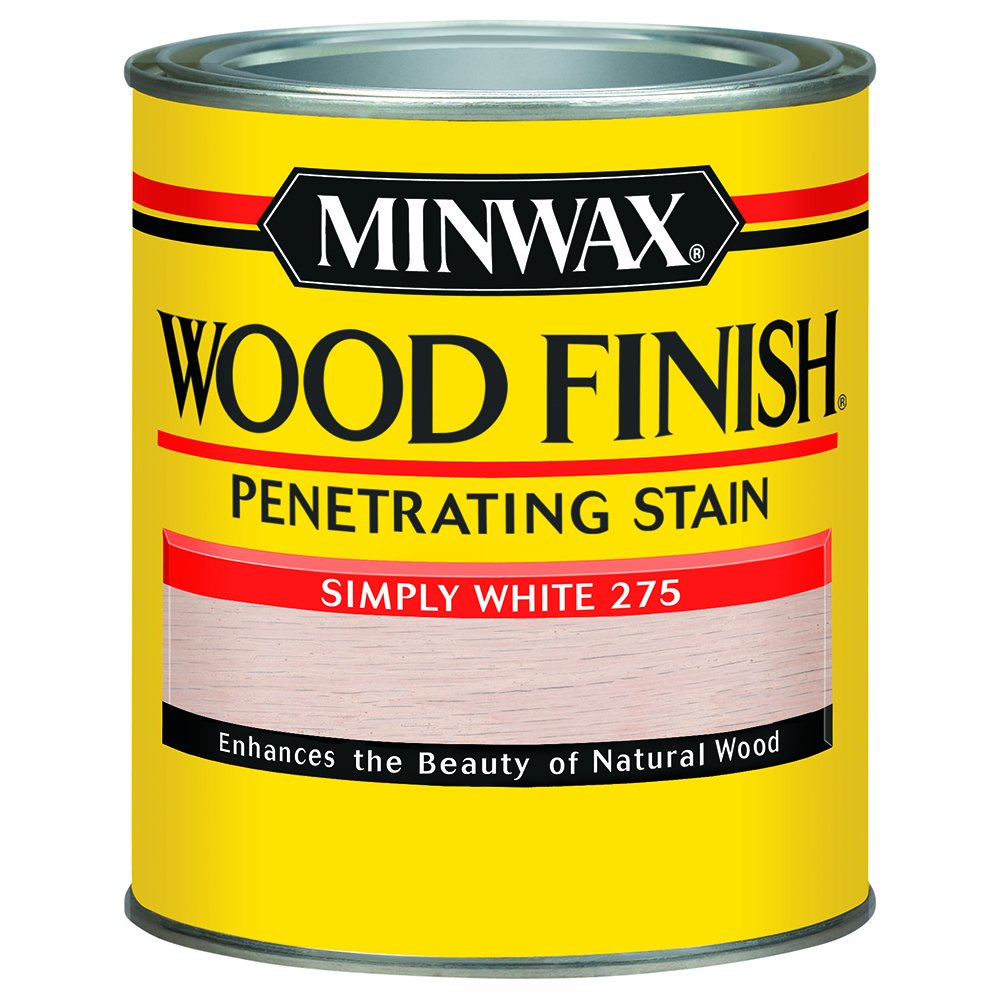Minwax 700524444 Wood Finish Penetrating Oil-Based Stain, Simply White, 1 Qt