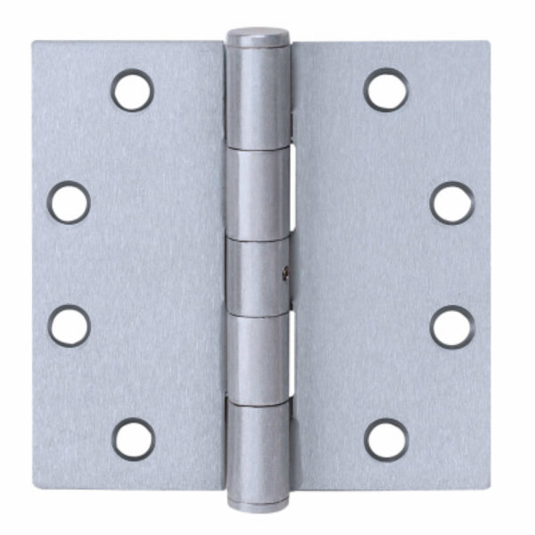 Tell HG100315 Stainless Steel Hinge with Removable Pin, Satin, 4.5" x 4.5"