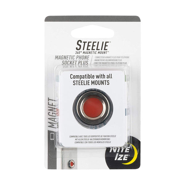Nite Ize STHDM-11-R7 Steelie Magnetic Phone Socket Plus for Steelie Mounts