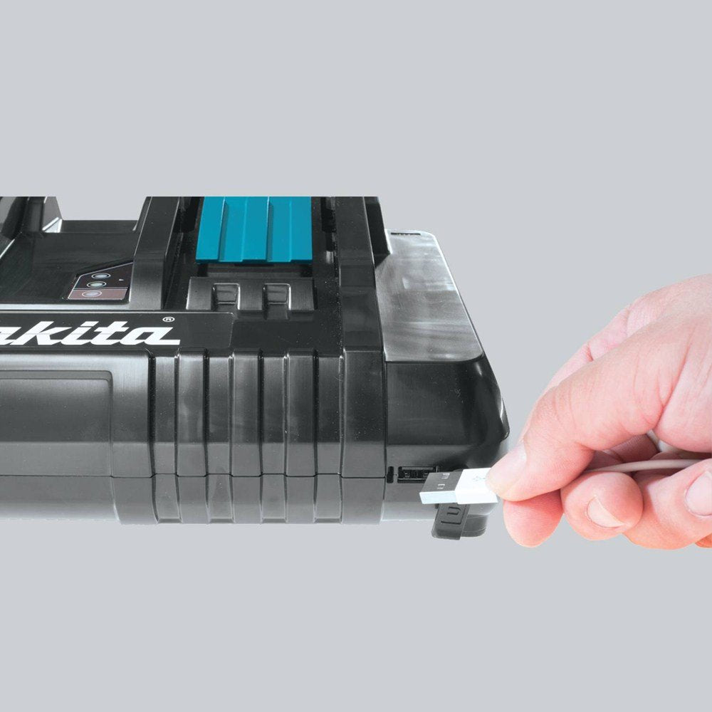 Makita DC18RD LXT Lithium‑Ion Dual Port Rapid Optimum Charger, 18V