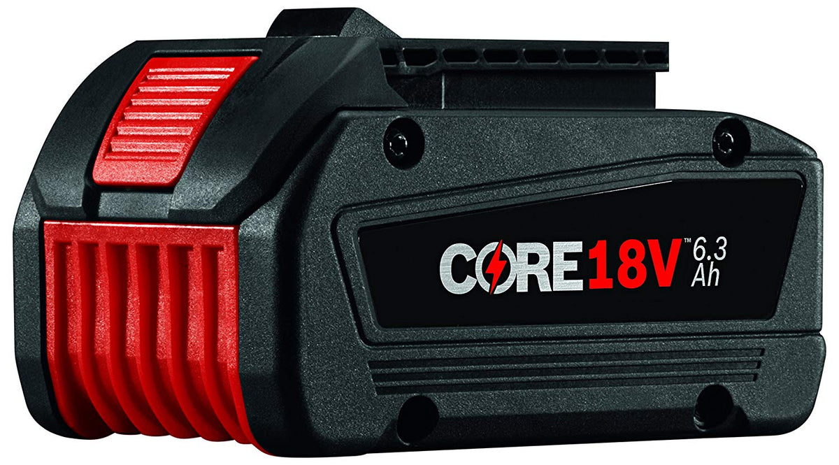 Bosch GBA18V63 CORE18V Lithium-Ion 6.3 Ah Battery, 18V