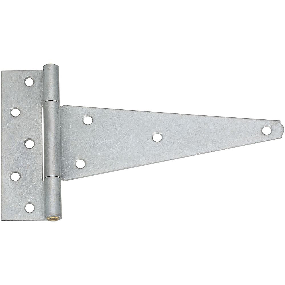 National Hardware N129-270 Extra Heavy-Duty Steel T-Hinge, Galvanized, 10"