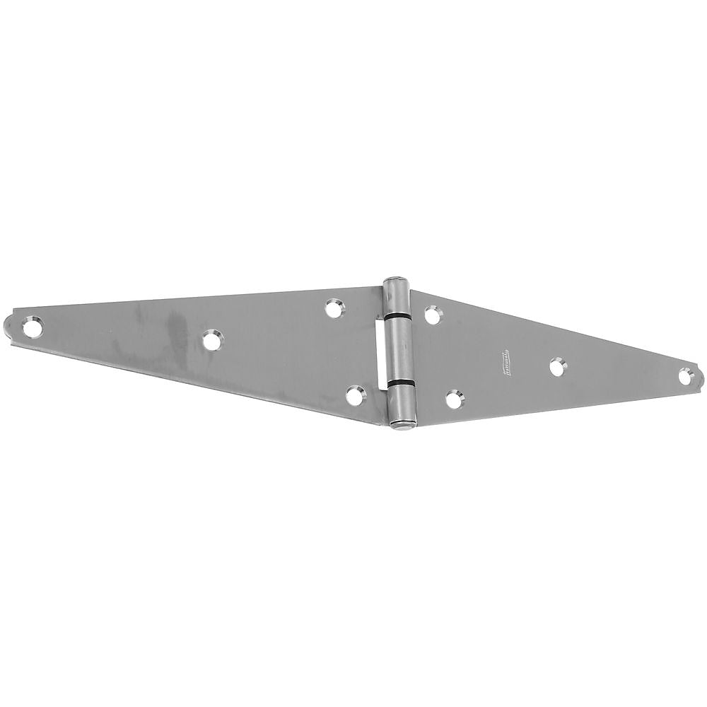 National Hardware N342-493 Stainless Steel Heavy Strap Hinge, 8"