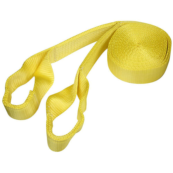 National Hardware N264-051 Tow Rope with Loop Ends, Yellow, 20'
