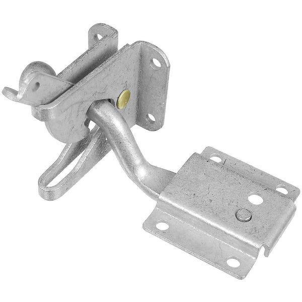 National N342-634 MaxLatch Self-Adjusting Automatic Gate Latch, Galvanized, 4"