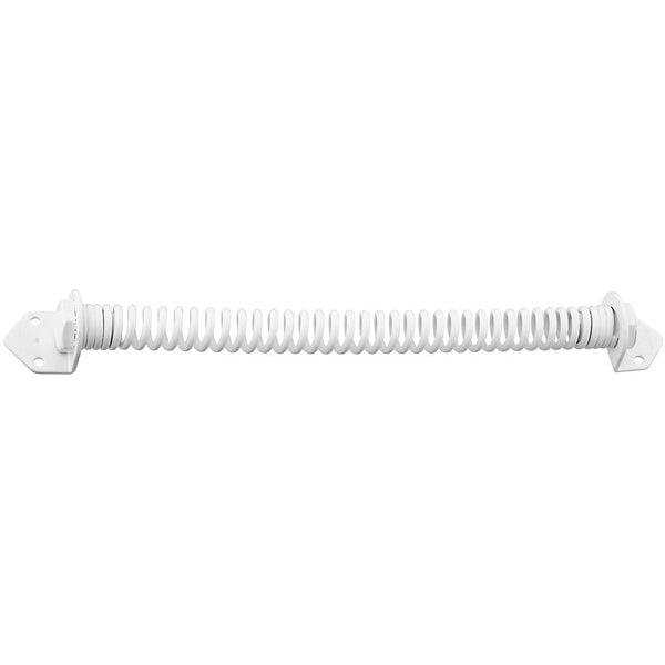 National Hardware N342-758 Steel Self-Closing Door & Gate Spring, White, 14"