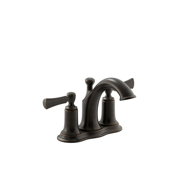Kohler R72780-4D1-2BZ Elliston Centerset Bathroom Sink Faucet, 2-Handle, Bronze