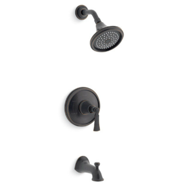 Kohler R72783-4G-2BZ Elliston Bath & Shower Faucet Showerhead, Bronze