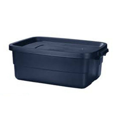 United Solutions RMRT100004 Roughneck Storage Tote, Dark Indigo Metallic, 10 Gal
