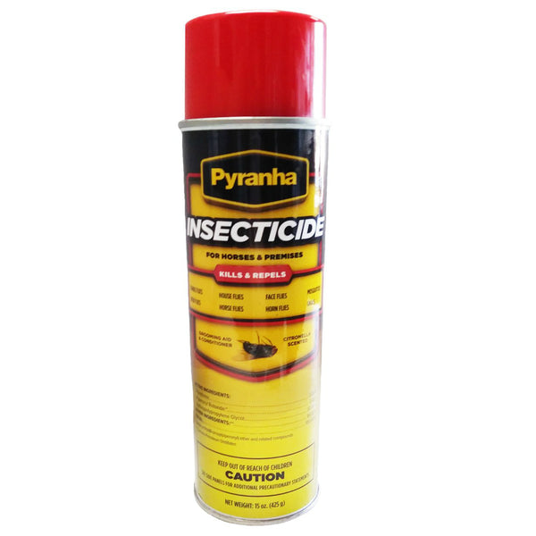 Pyranha 001AERO Insecticide for Horses & Premises, 15 Oz Aerosol