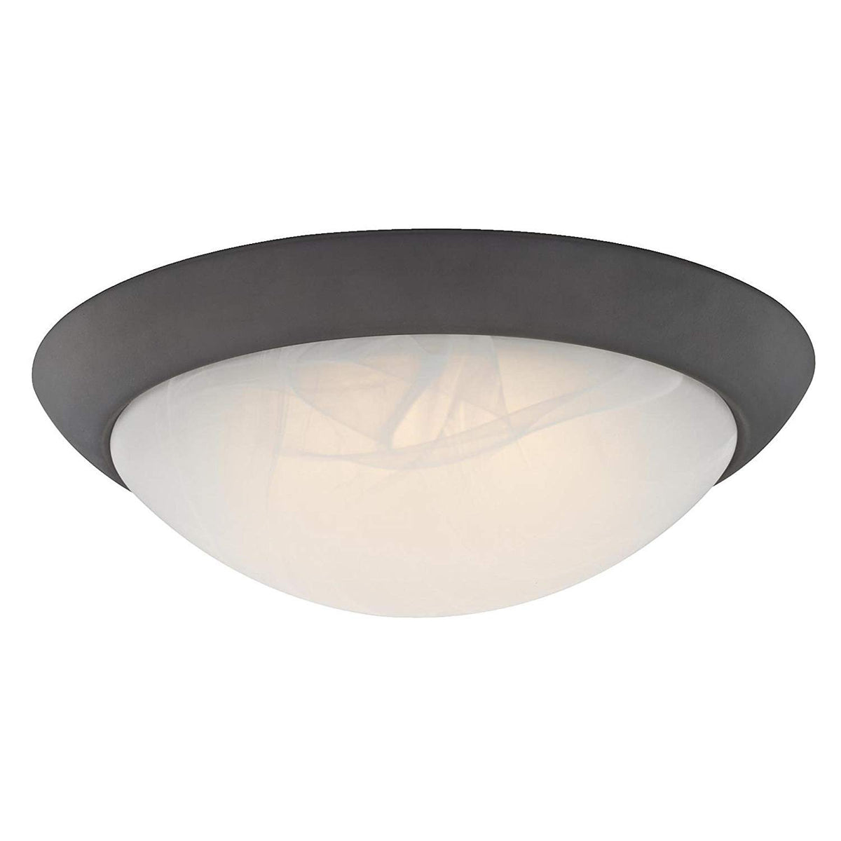 Westinghouse 63089 LED Flush Mount Ceiling Fixture 11", Oil Rubbed Bronze/ White