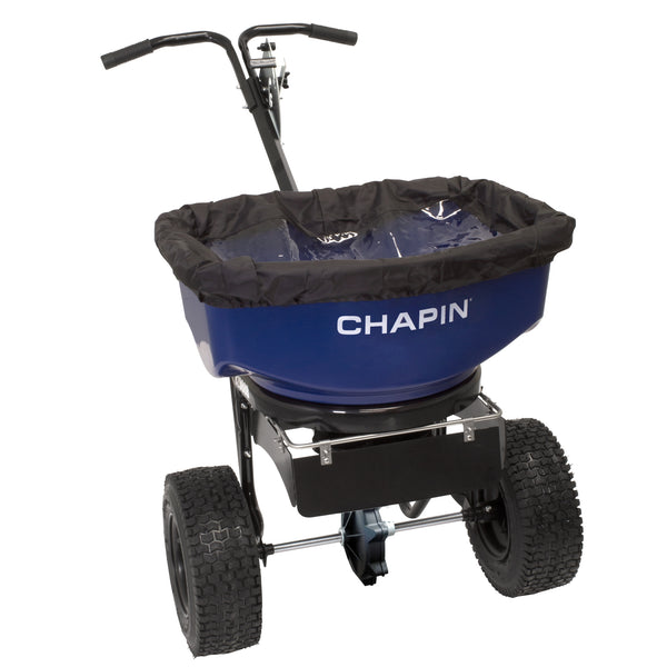 Chapin 82088B Professional Sure Spread Salt & Ice Melt Spreader w/Baffles, 80 Lb