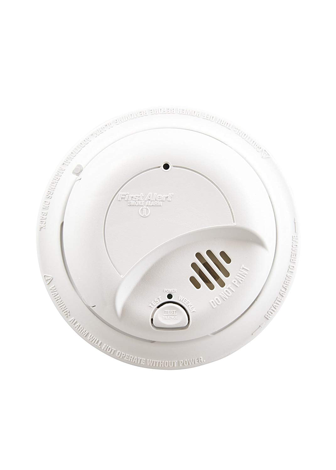 First Alert 1039809 Hardwired Ionization Smoke Alarm with Battery Backup