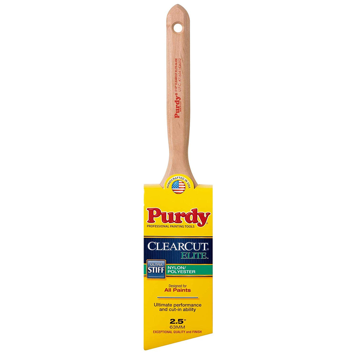 Purdy 144152825 Clearcut Elite Glide Brush, 2.5", 5/8" Thickness