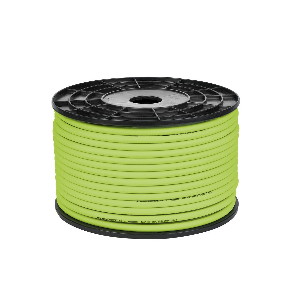 Flexzilla Pro HFZ14250YW ZillaGreen Bulk Air Hose, 300 PSI, 1/4" x 250' Spool