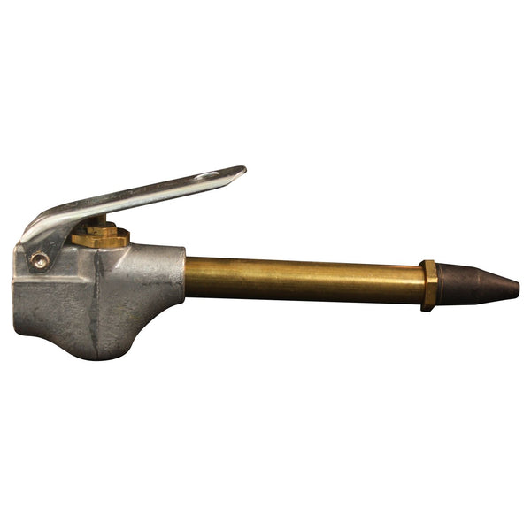 Milton S-153 Lever Style Rubber Tip Straight Blow Gun, 1/4" NPT