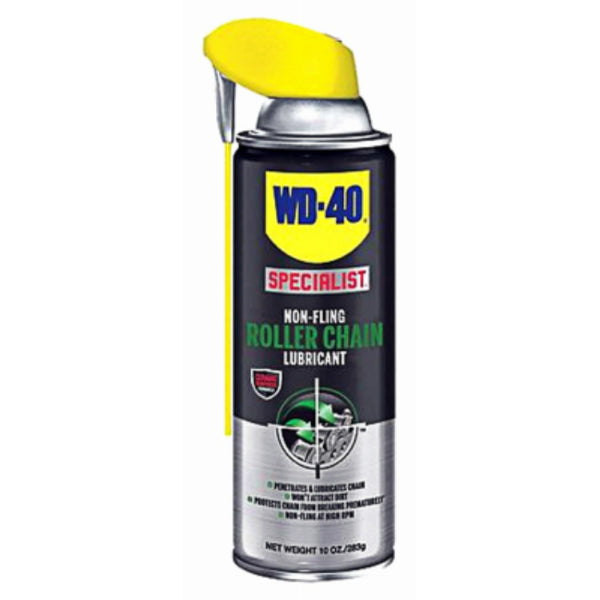 WD-40 300493 Non-Fling Roller Chain Lubricant, 10 Oz