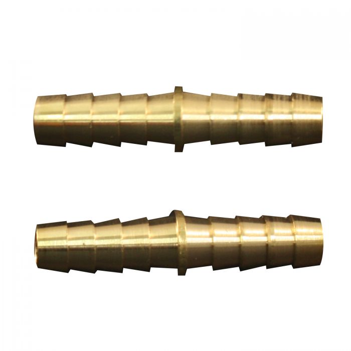 Milton S-642 Brass Hose Mender Fitting, 3/8", 2-Pack