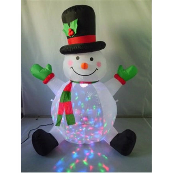 Santas Forest 90323 Christmas Inflatable Snowman, 4'