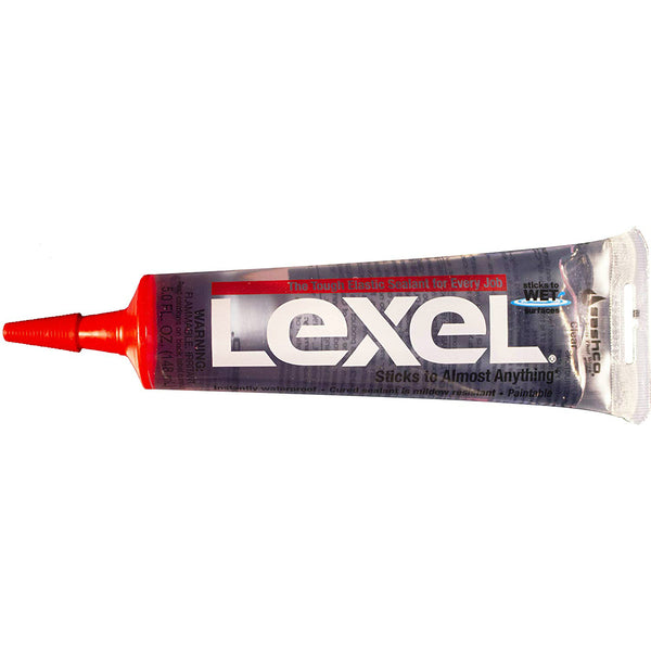 Sashco 13017 Lexel Tough Elastic Sealant Caulk, Clear, 5 Oz