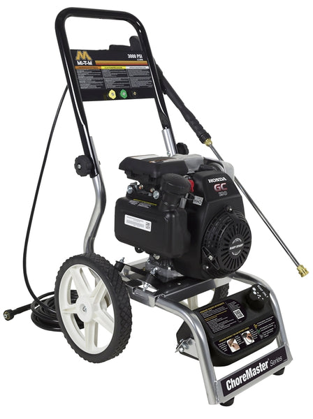 Mi-T-M CM-3000-4MHC ChoreMaster Horizontal Pressure Washer, 2.3 GPM, 3000 PSI