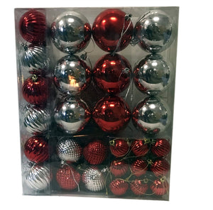 Santas Forest 99101 Shatterproof Christmas Ornament Kit, Assorted Colors