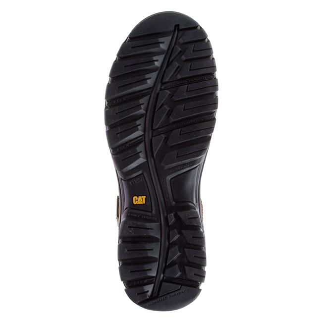 CAT P74128-11.0W Men's Soft-Toe Threshold Waterproof Work Boot, Brown, 11 Wide