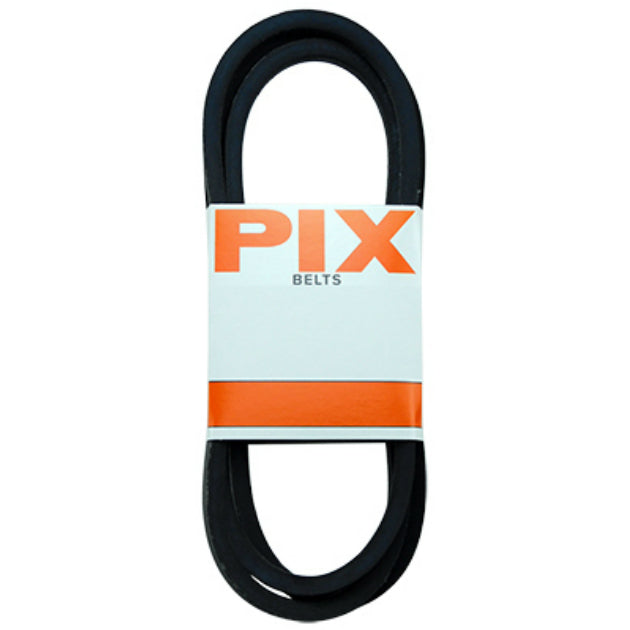 PIX B98 Rubber Industrial V-Belt, Black, 5/8" x 101"