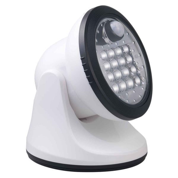 Light It 20038-108 Motion Sensor Ultra-Bright 16-LED Porch Light, White, 400 lm