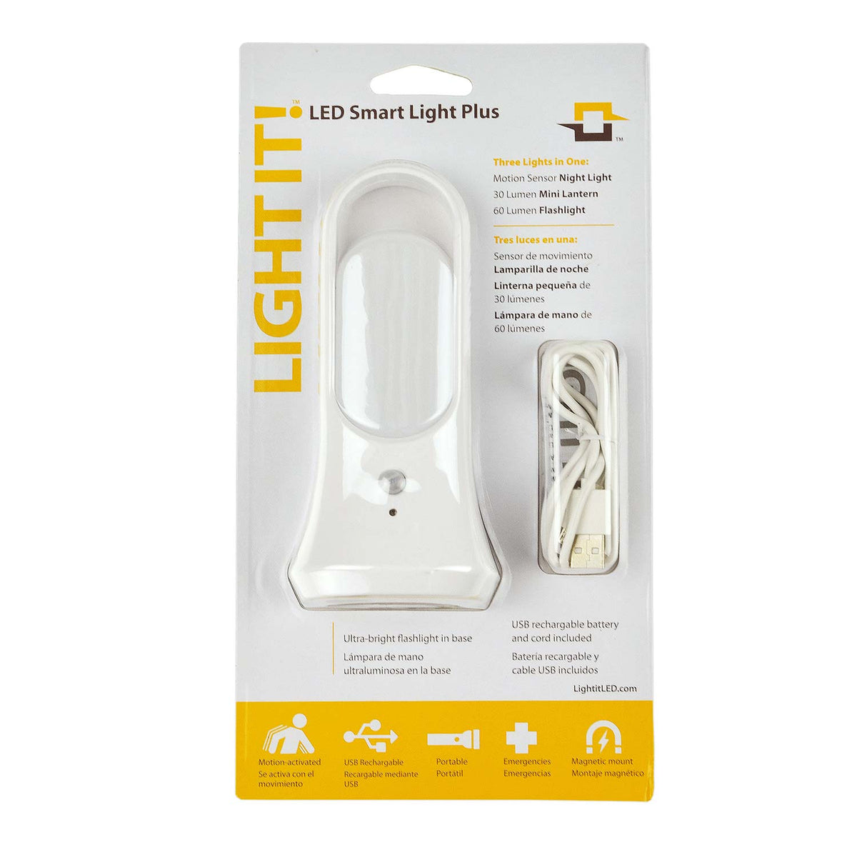 Light It 18002-308 LED Smart Light Plus, White, 30 Lumens