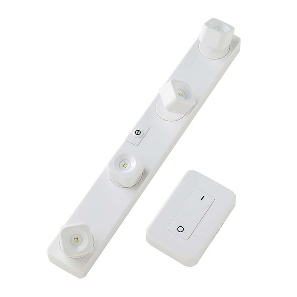 Light It 30036-308 Wireless Remote Control FastTrack LED Light Set, White, 55 lm