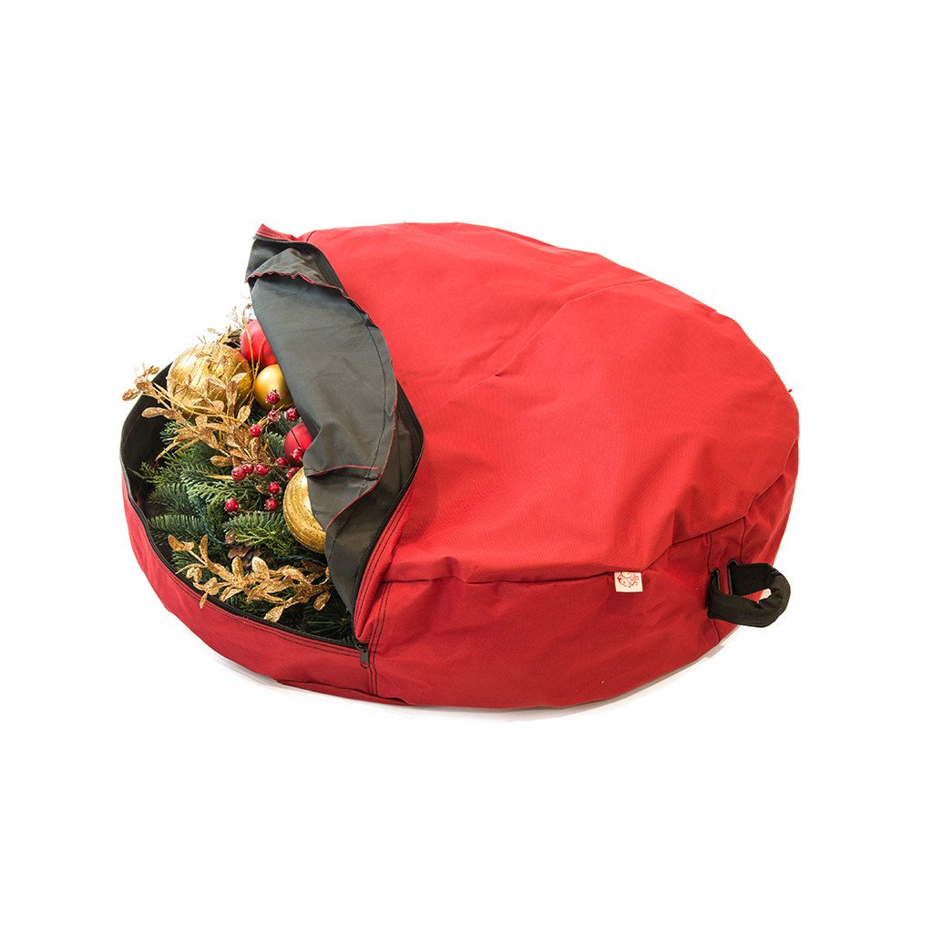 TreeKeeper SB-10154 Wreath Storage Bag with Direct Suspend Handle, 30"